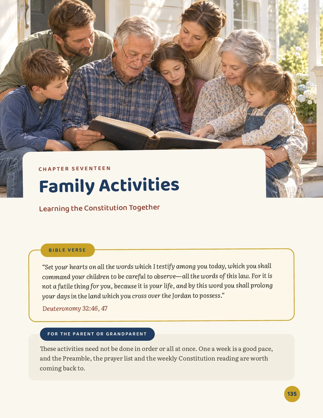 Page: Chapter Seventeen, Family Activities